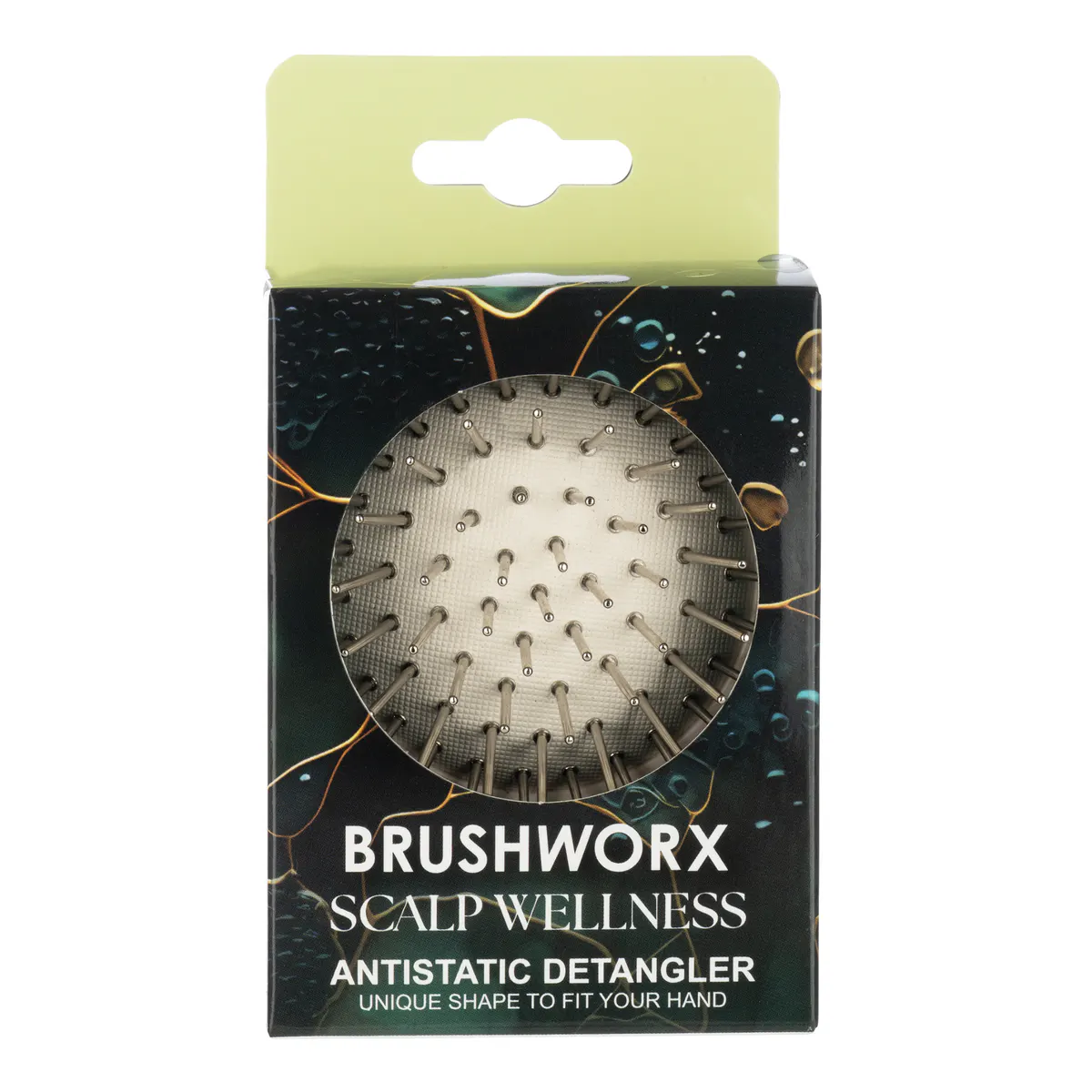 Brushworx Scalp Wellness Small Teardrop Anti Static Brush, view 2