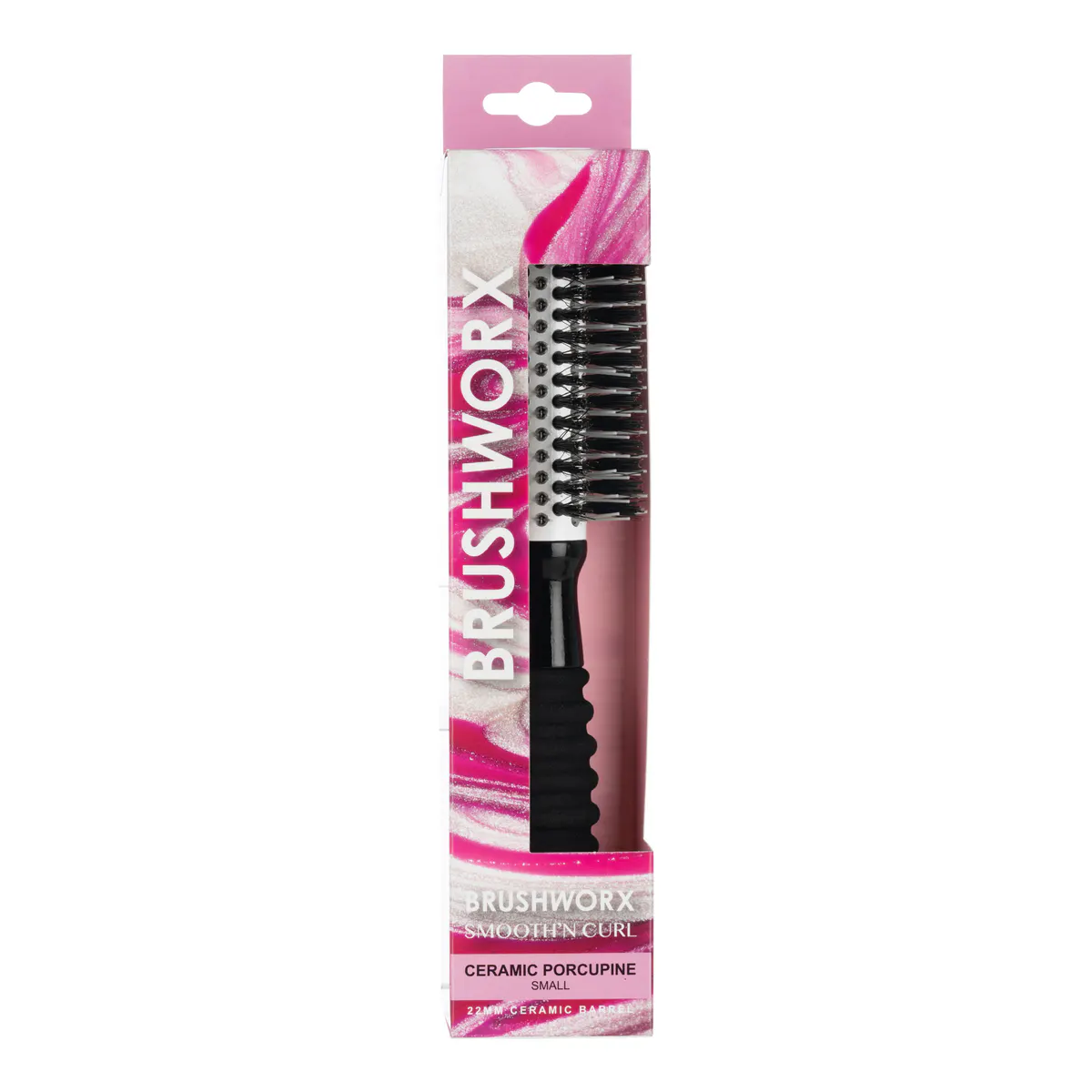 Brushworx Smooth n' Curl Ceramic Porcelain 22mm, view 2
