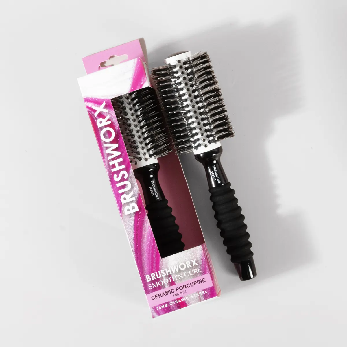 Brushworx Smooth n' Curl Ceramic Porcelain 28mm, view 4
