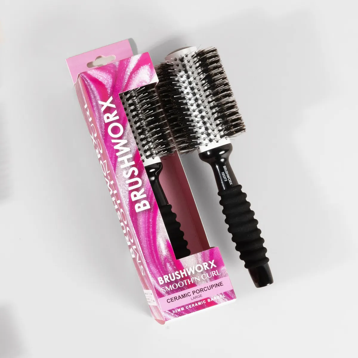 Brushworx Smooth n' Curl Ceramic Porcelain 32mm, view 5