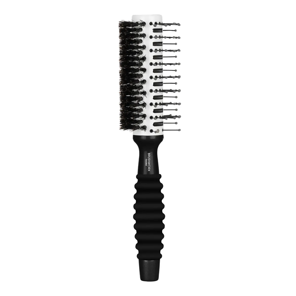 Brushworx Smooth n' Curl Half Thermal/Half Boar 28mm