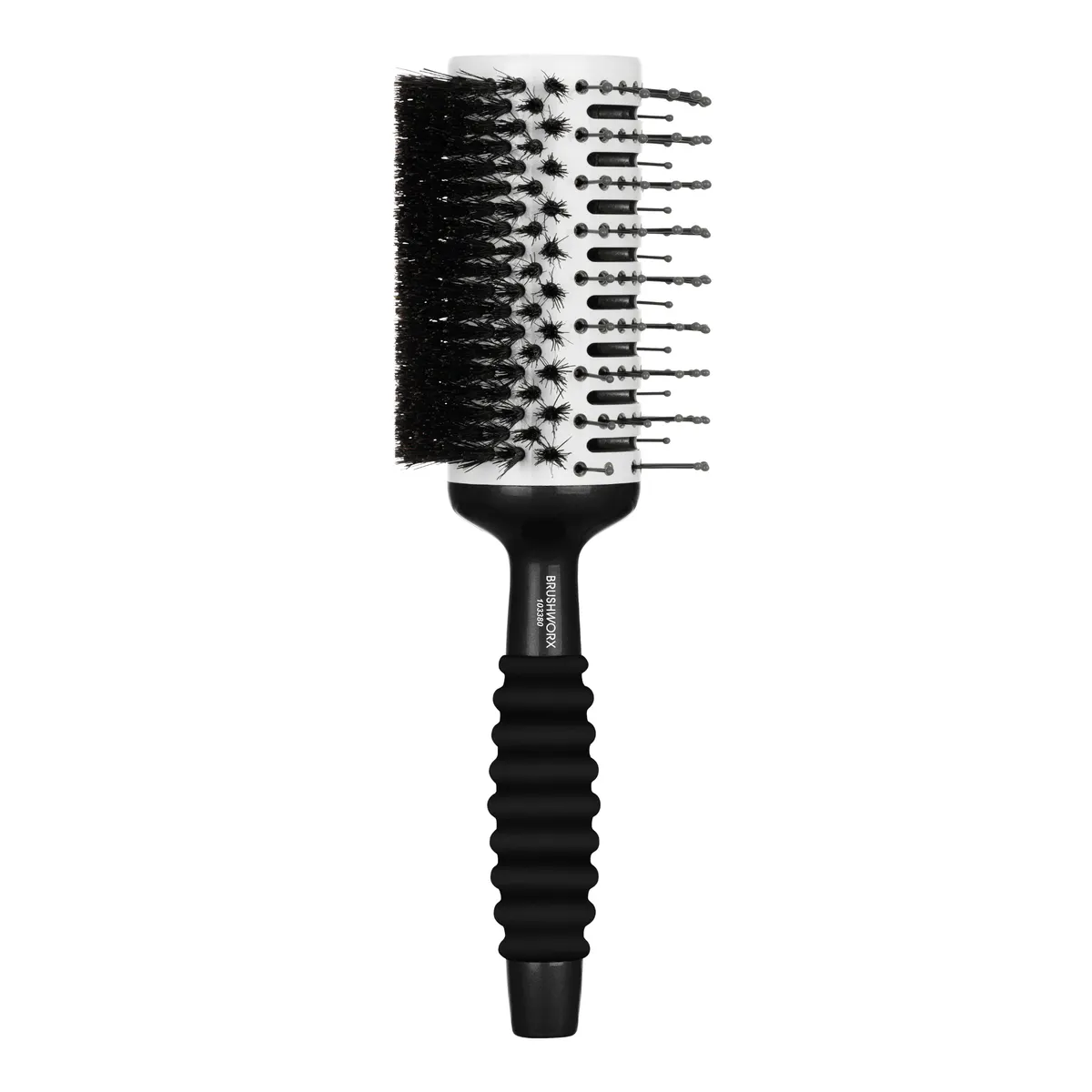 Brushworx Smooth n' Curl Half Thermal/Half Boar 50mm