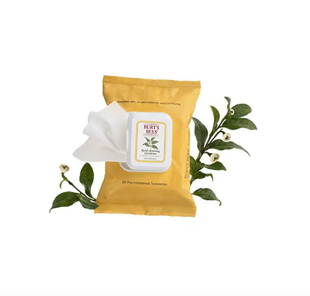 Burt's Bees Facial Cleansing Towelettes with White Tea Extract 30 Pack, view 2