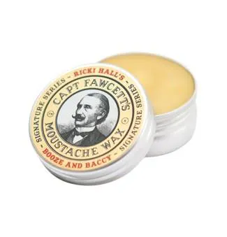 Captain Fawcett’s Ricki Hall Booze & Baccy Moustache Wax 15ml