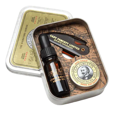 Captain Fawcett's Ricki Hall Booze & Baccy Grooming Survival Kit
