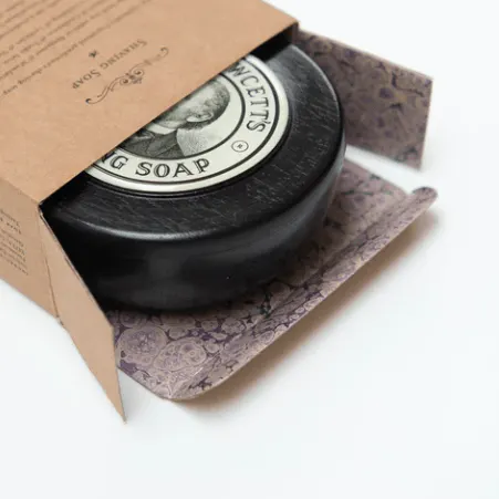 Captain Fawcett's Shaving Soap In Wooden Bowl 100g, view 2