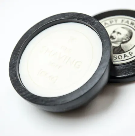 Captain Fawcett's Shaving Soap In Wooden Bowl 100g, view 3