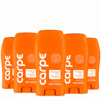 Carpe Antiperspirant Underarm Stick 50ml - 5 Pack