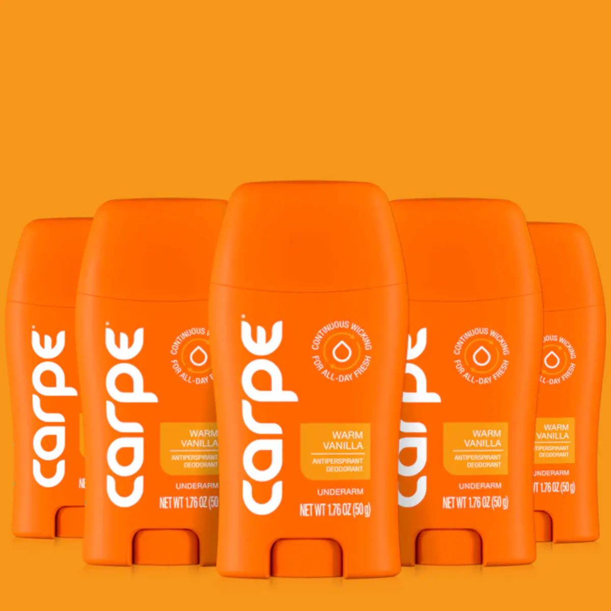 Carpe Antiperspirant Underarm Stick 50ml - 5 Pack, view 2