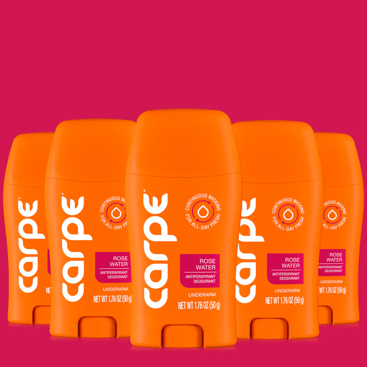 Carpe Antiperspirant Underarm Stick 50ml - 5 Pack, view 4