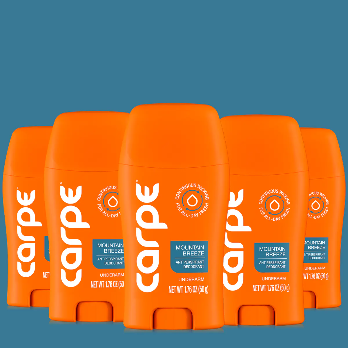 Carpe Antiperspirant Underarm Stick 50ml - 5 Pack, view 5