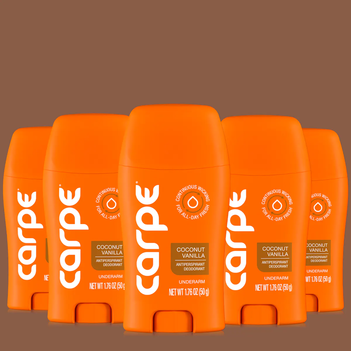 Carpe Antiperspirant Underarm Stick 50ml - 5 Pack, view 9
