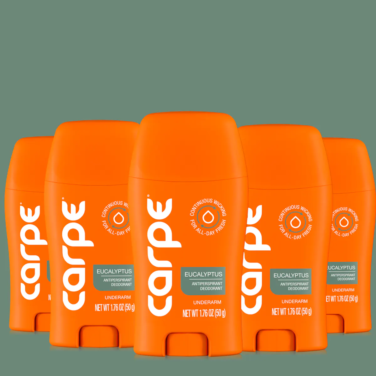 Carpe Antiperspirant Underarm Stick 50ml - 5 Pack, view 10