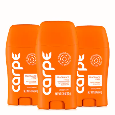 Carpe Antiperspirant Underarm Stick 50ml Trio Bundle