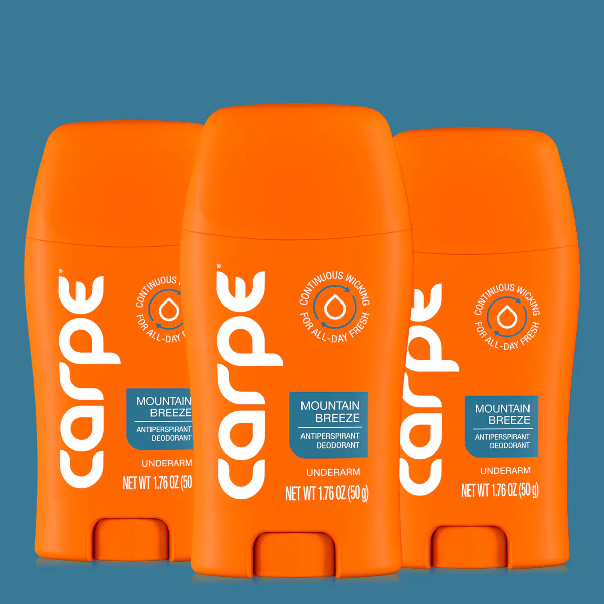 Carpe Antiperspirant Underarm Stick 50ml Trio Bundle, view 5