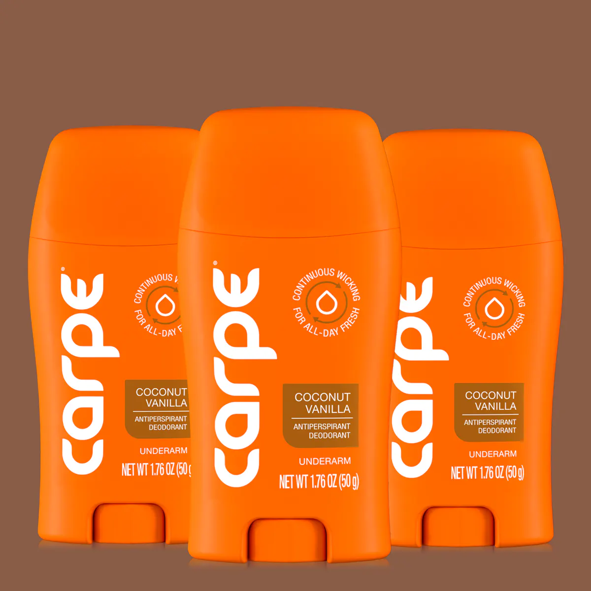 Carpe Antiperspirant Underarm Stick 50ml Trio Bundle, view 9