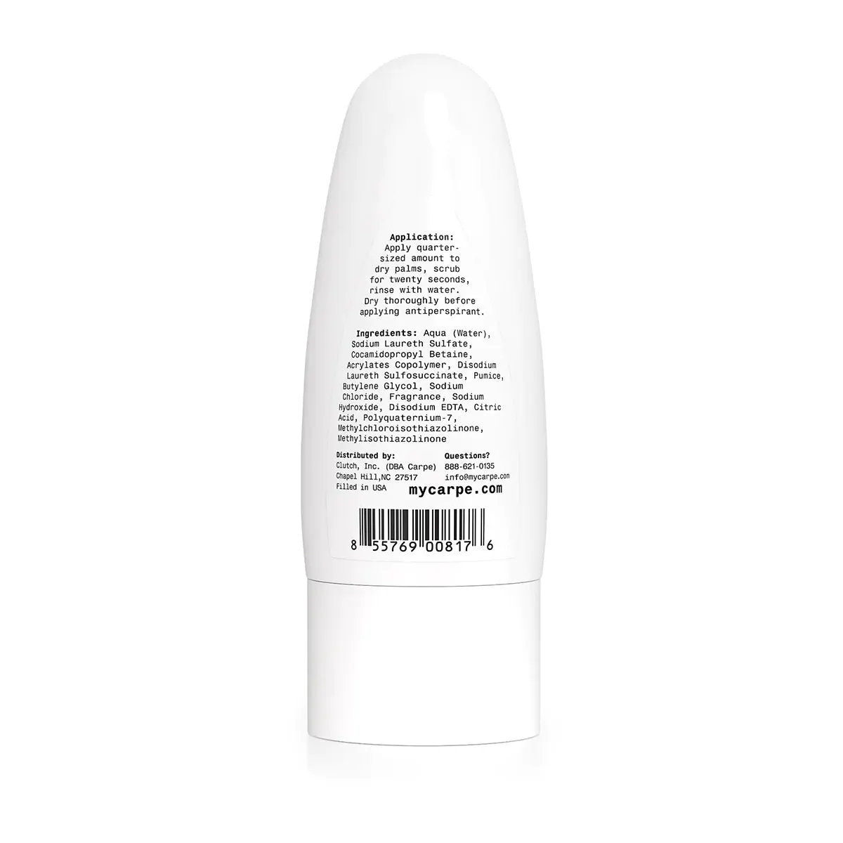 Carpe Exfoliating Underarm Wash 100ml, view 2