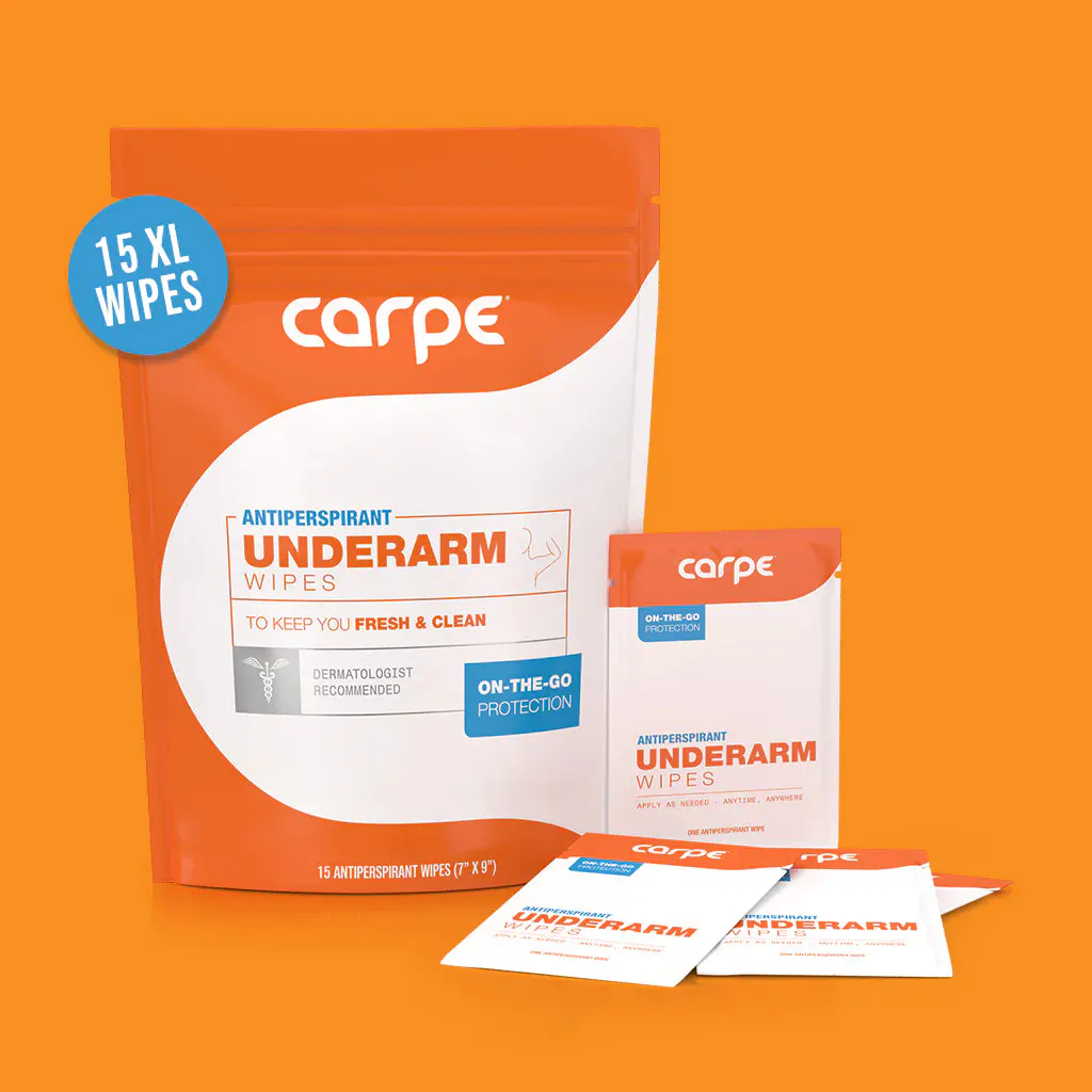 Carpe Underarm Wipes - 15 Pack, view 2
