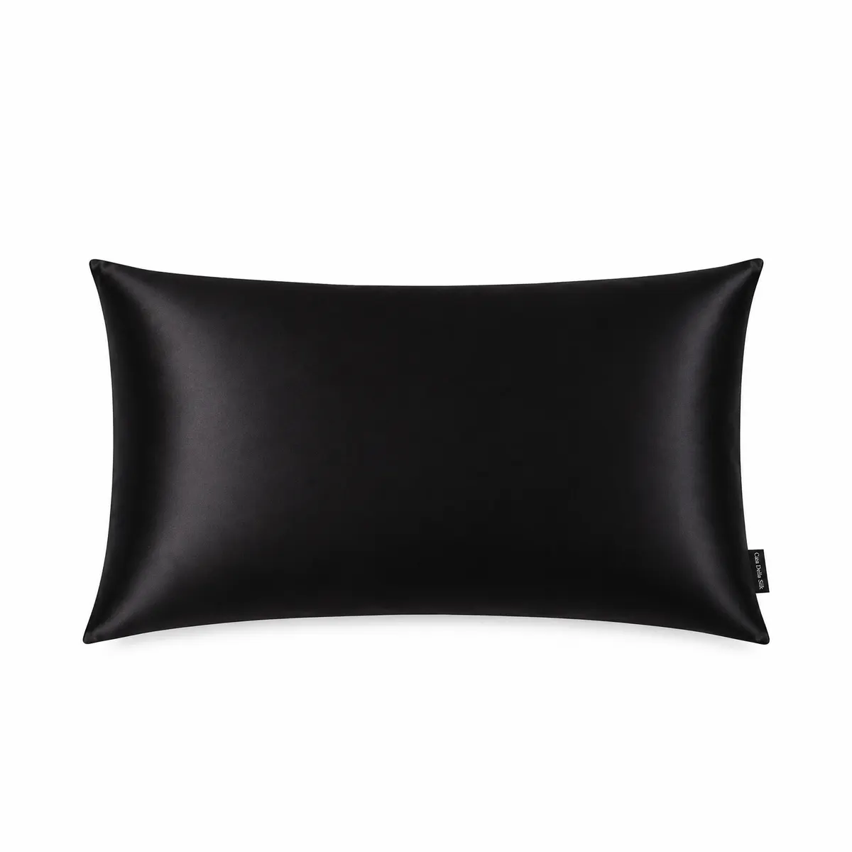 Casa Della Silk Dolce Mulberry Silk Pillowcase – Large – Midnight Noir