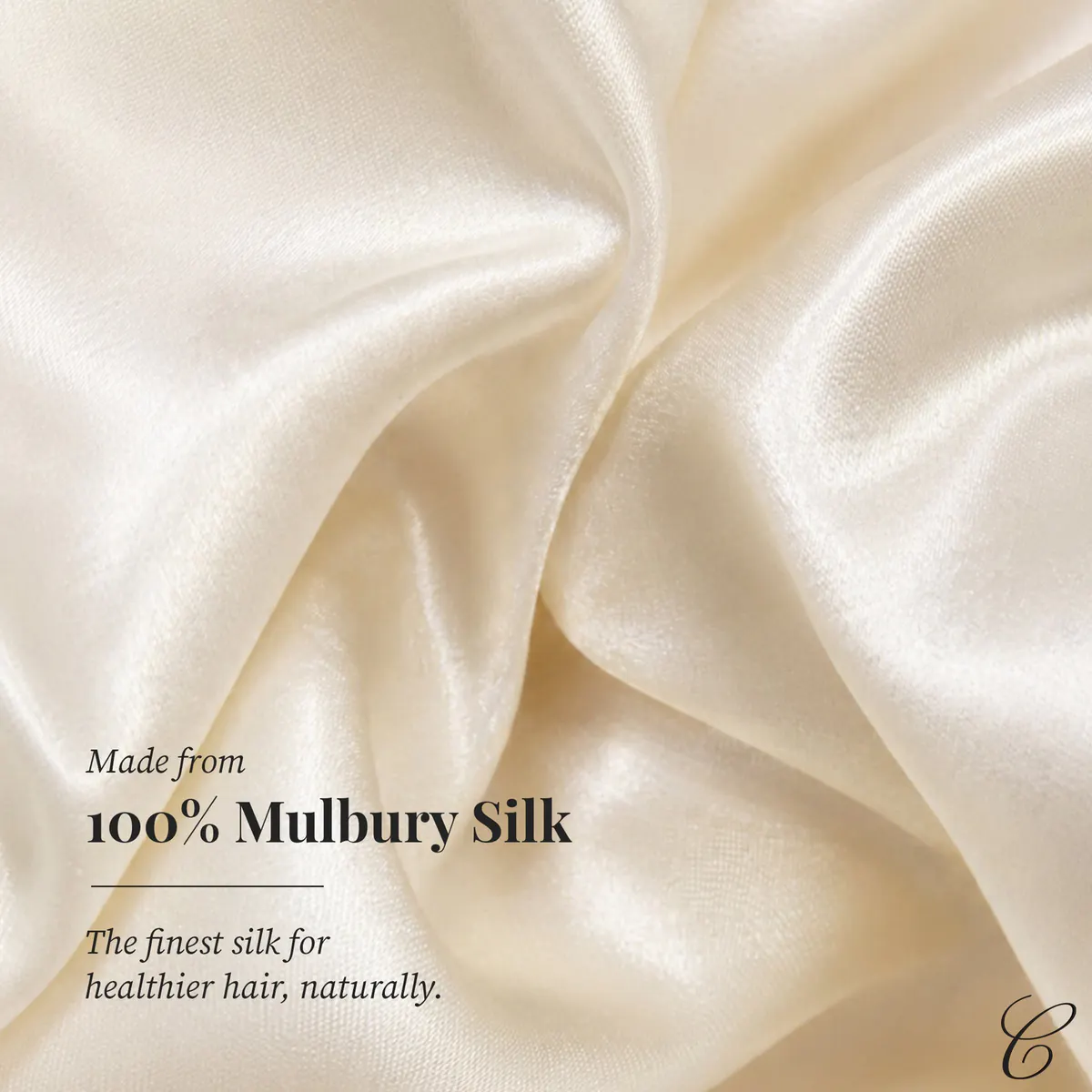 Casa Della Silk Dolce Mulberry Silk Pillowcase – Standard – Classic Ivory, view 5