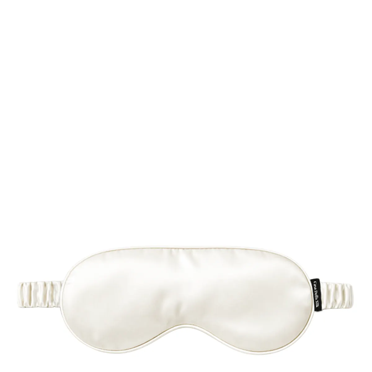 Casa Della Silk La Notte Mulberry Silk Sleep Mask – Classic Ivory