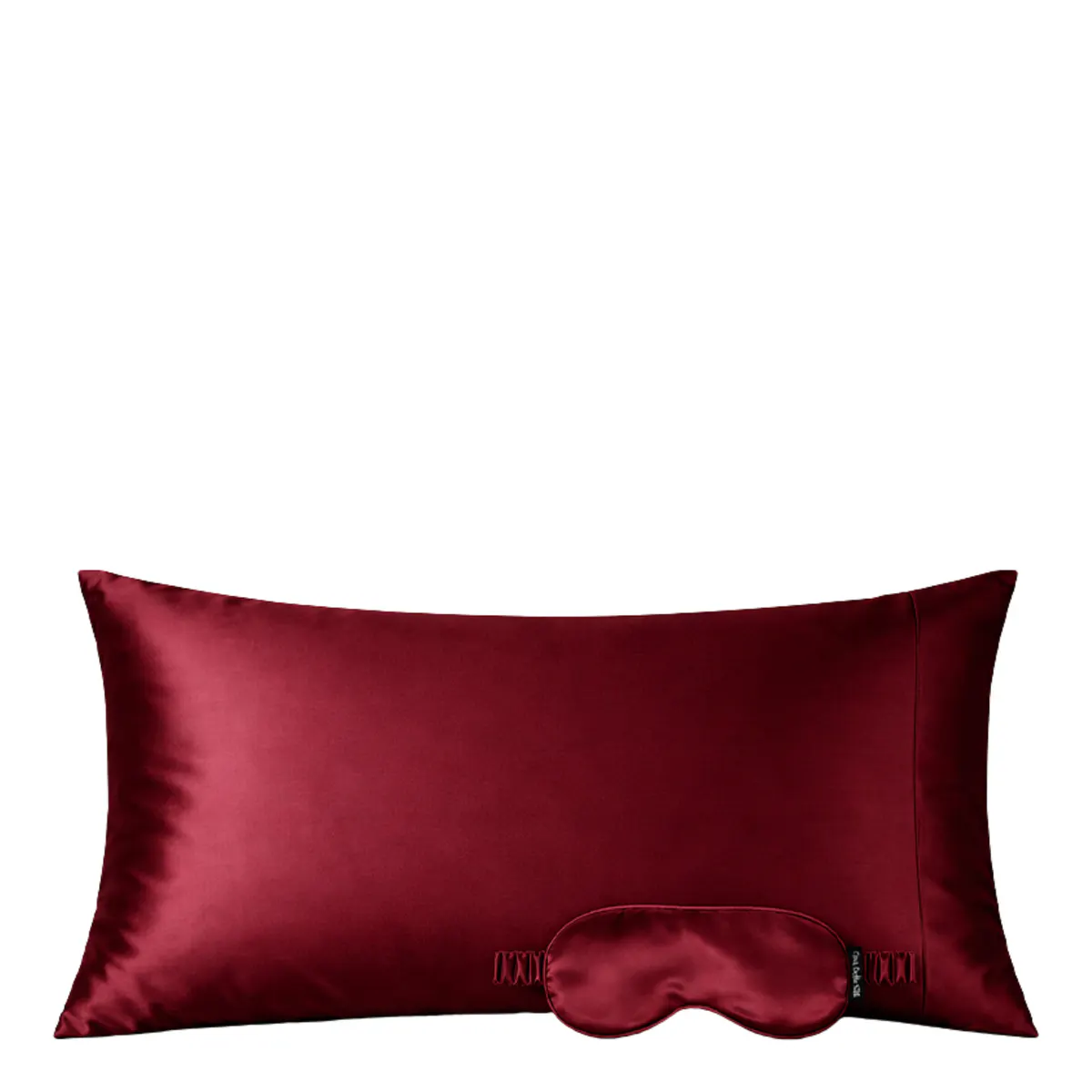 Casa Della Silk Mulberry Silk Beauty Sleep Large Bundle - Bordeaux Red