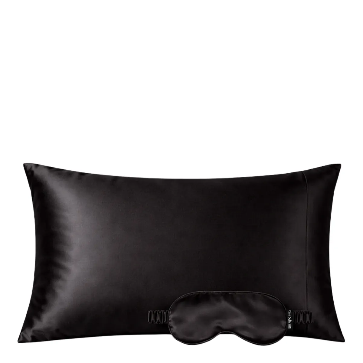 Casa Della Silk Mulberry Silk Beauty Sleep Standard Bundle - Midnight Noir