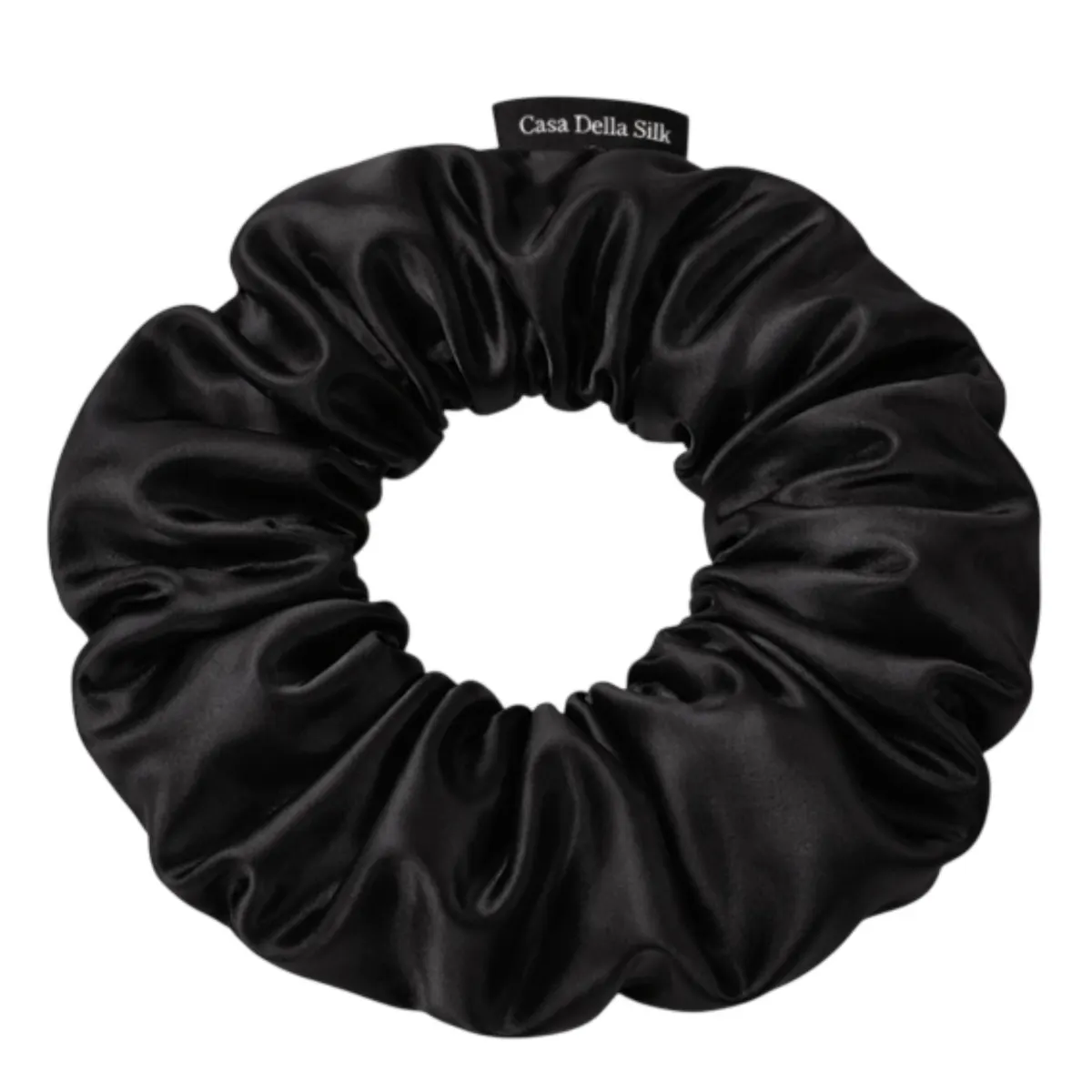 Casa Della Silk Mulberry Silk Luxury Hair Accessory Trio Bundle - Midnight Noir, view 2