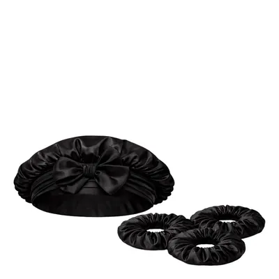 Casa Della Silk Mulberry Silk Luxury Hair Protection Bundle - Midnight Noir