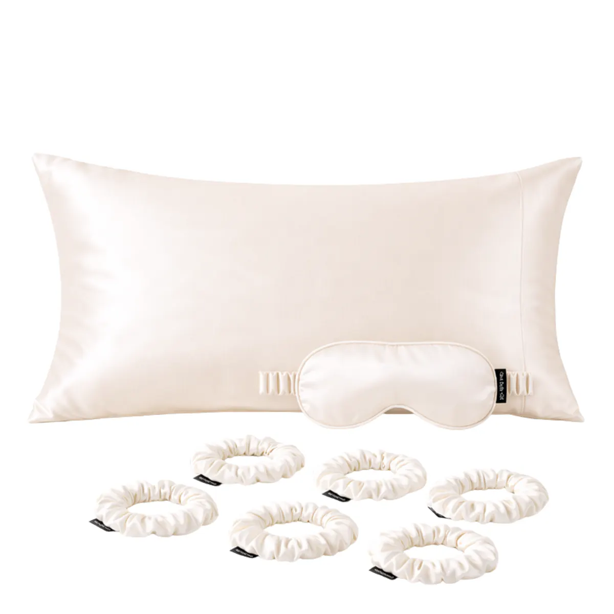 Casa Della Silk Mulberry Silk Ultimate Slumber Trio Bundle - Classic Ivory