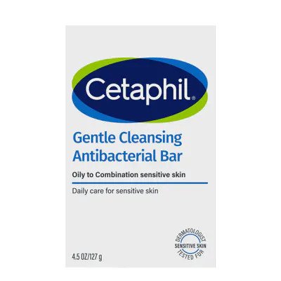 Cetaphil Gentle Cleansing Antibacterial Bar 127g