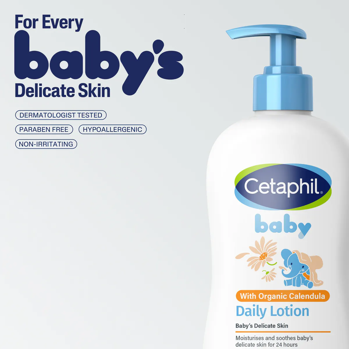 Cetaphil Baby Daily Lotion with Organic Calendula 400ml, view 7
