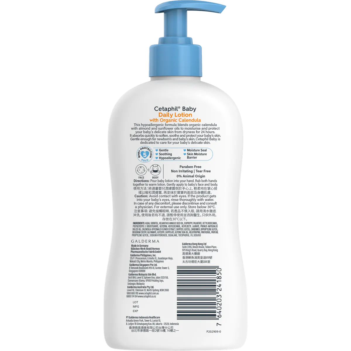 Cetaphil Baby Daily Lotion with Organic Calendula 400ml, view 9