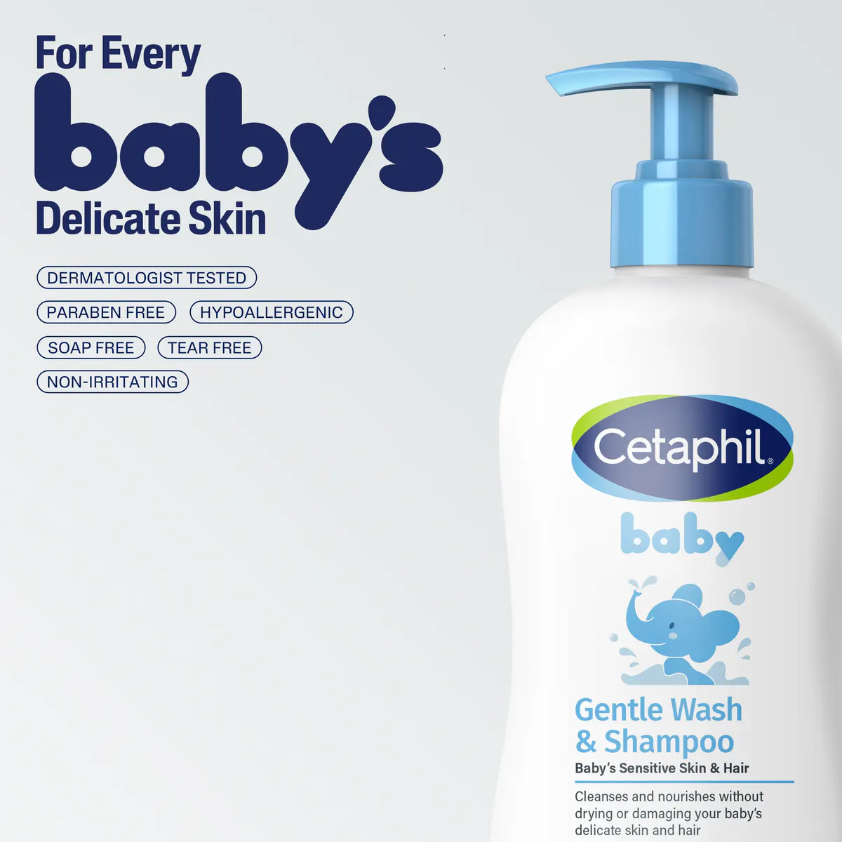 Cetaphil Baby Gentle Wash & Shampoo 400ml, view 6