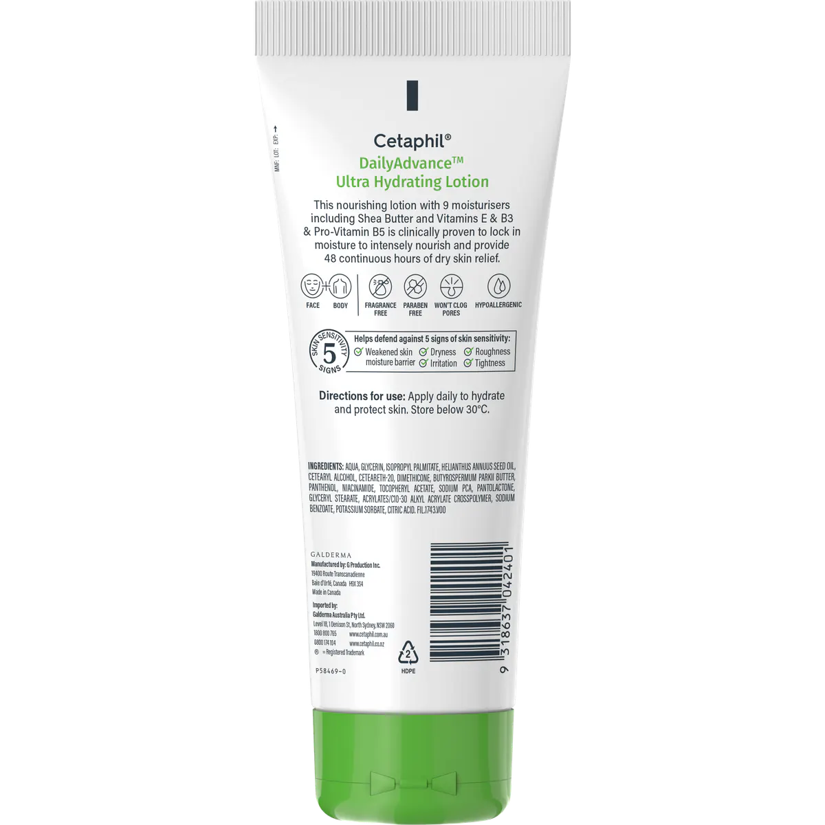 Cetaphil Daily Advance Ultra Hydrating Lotion 226g, view 5