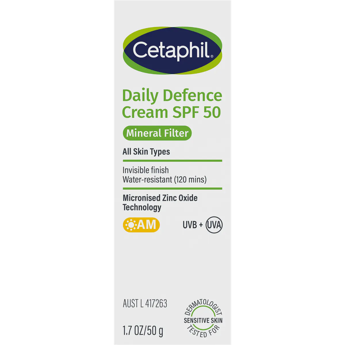 Cetaphil Daily Defence Cream SPF 50 50g, view 3