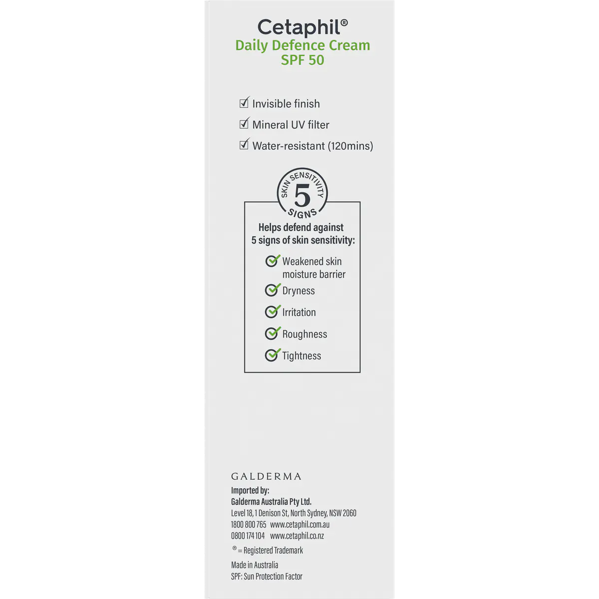 Cetaphil Daily Defence Cream SPF 50 50g, view 5