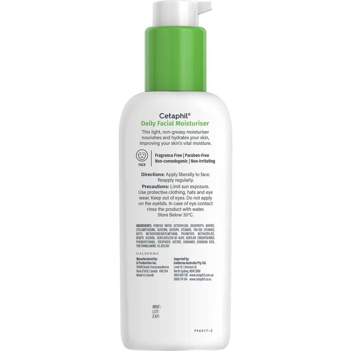 Cetaphil Daily Facial Moisturiser 118ml, view 6
