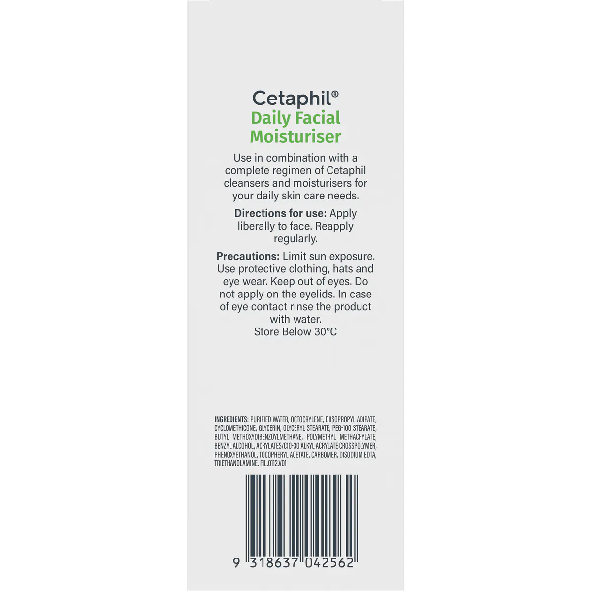 Cetaphil Daily Facial Moisturiser 118ml, view 8