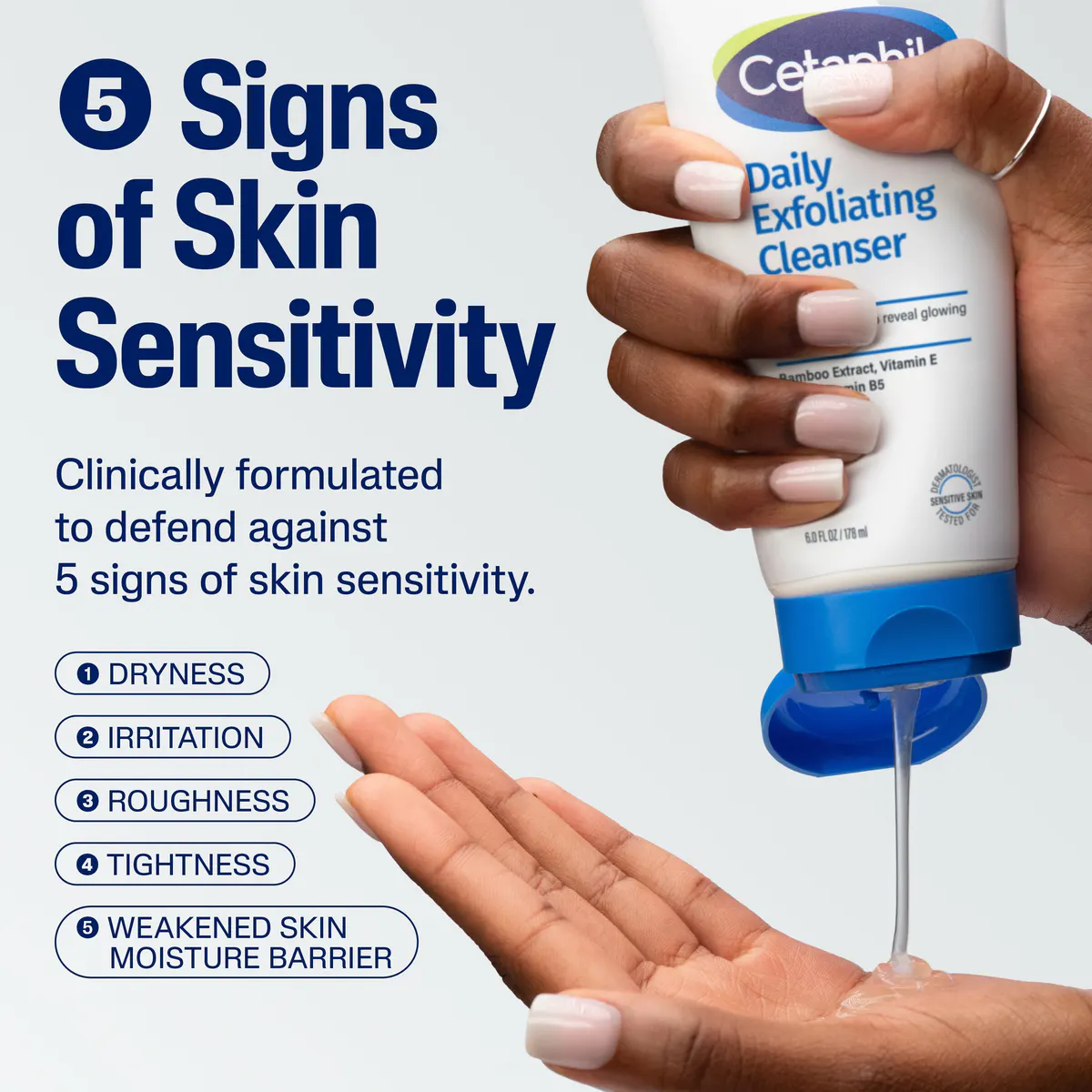 Cetaphil Daily Exfoliating Cleanser 178ml, view 2