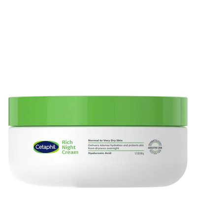 Cetaphil Rich Hydrating Night Cream with Hyaluronic Acid 48g