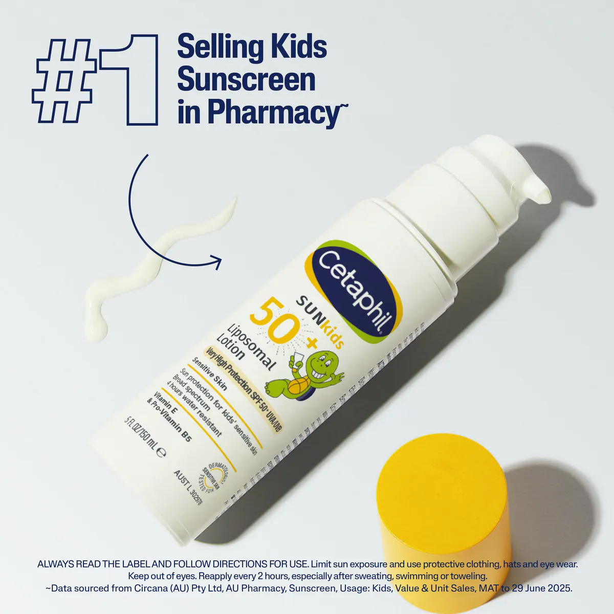 Cetaphil Sun Kids Liposomal Lotion SPF50+ 150ml, view 5