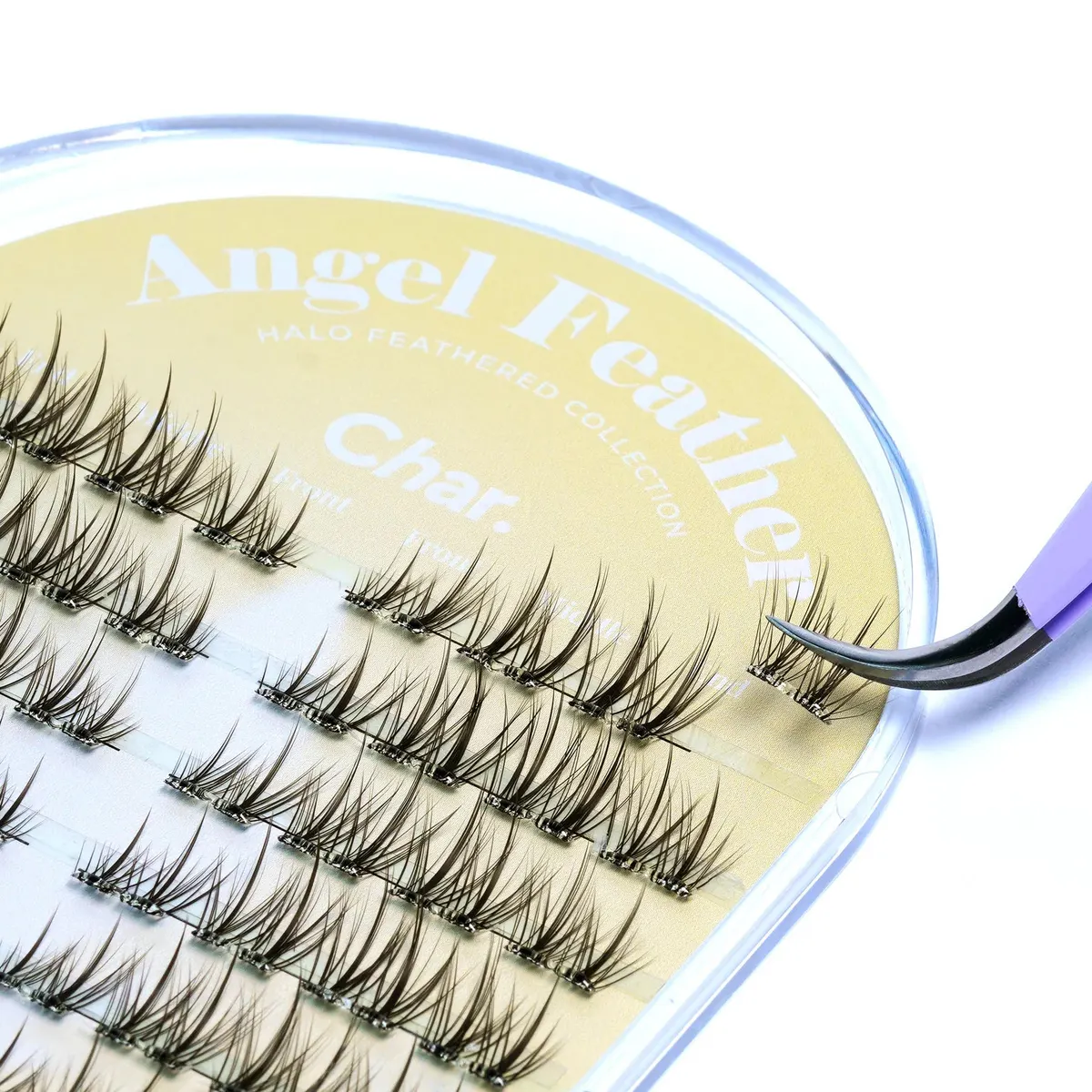Char Cosmetics Angel Feather Cluster Lash 64pcs, view 3