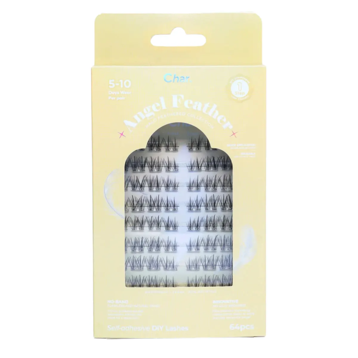 Char Cosmetics Angel Feather Cluster Lash 64pcs, view 5