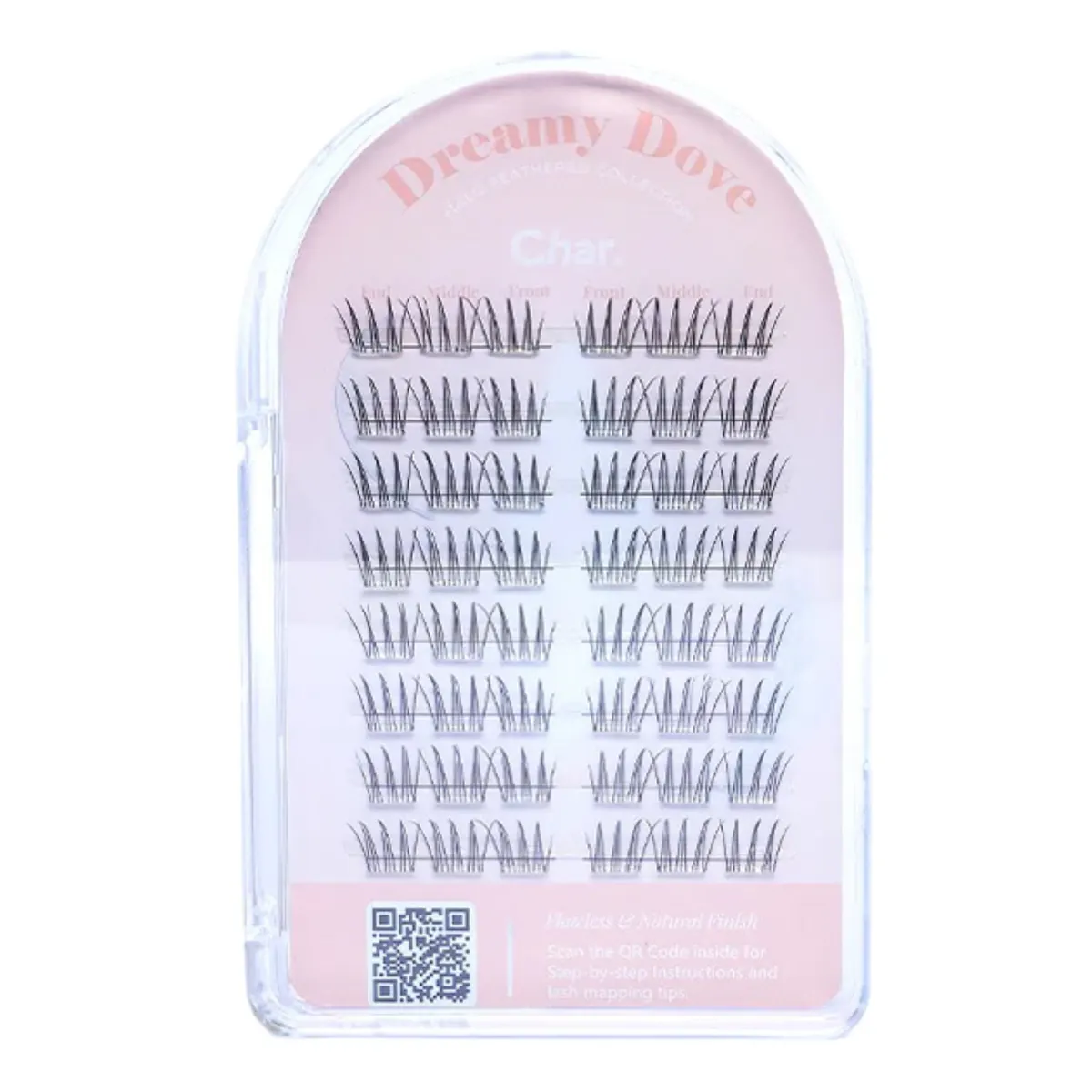 Char Cosmetics Dreamy Dove Cluster Lash 48pcs