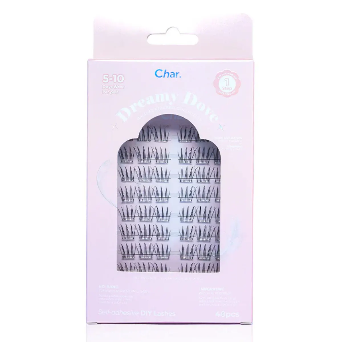 Char Cosmetics Dreamy Dove Cluster Lash 48pcs, view 5