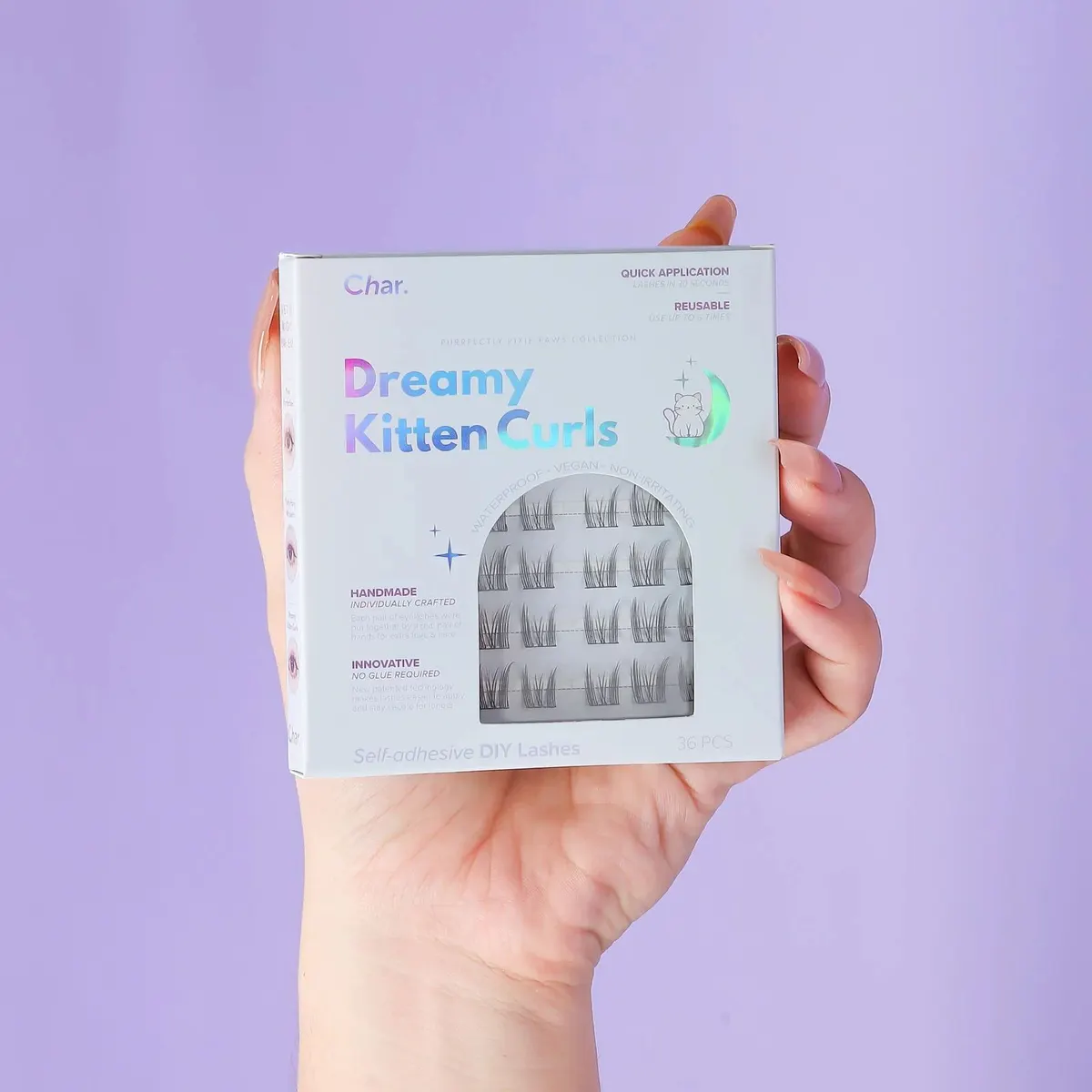 Char Cosmetics Dreamy Kitten Curls Cluster Lash 36pcs, view 6