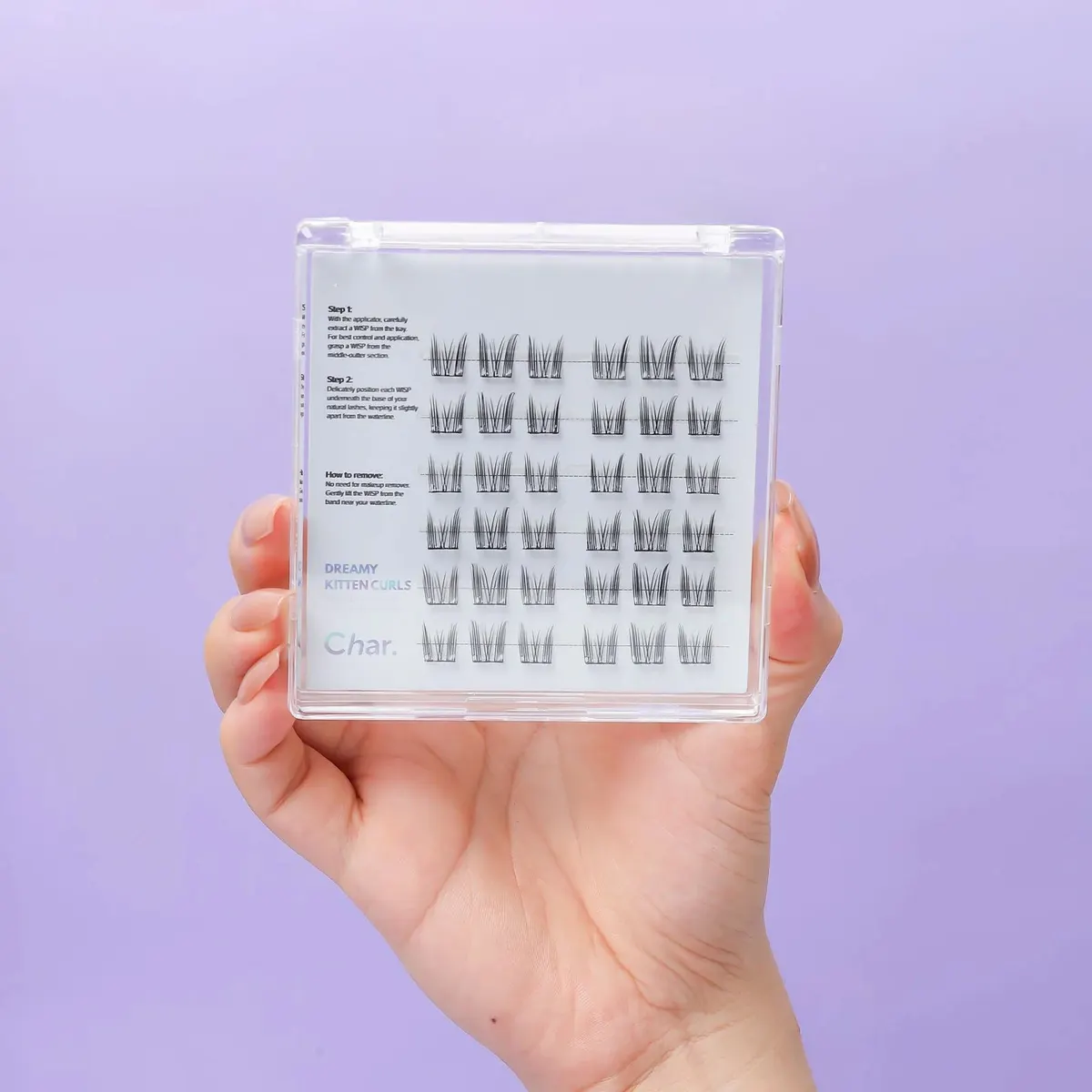 Char Cosmetics Dreamy Kitten Curls Cluster Lash 36pcs, view 7
