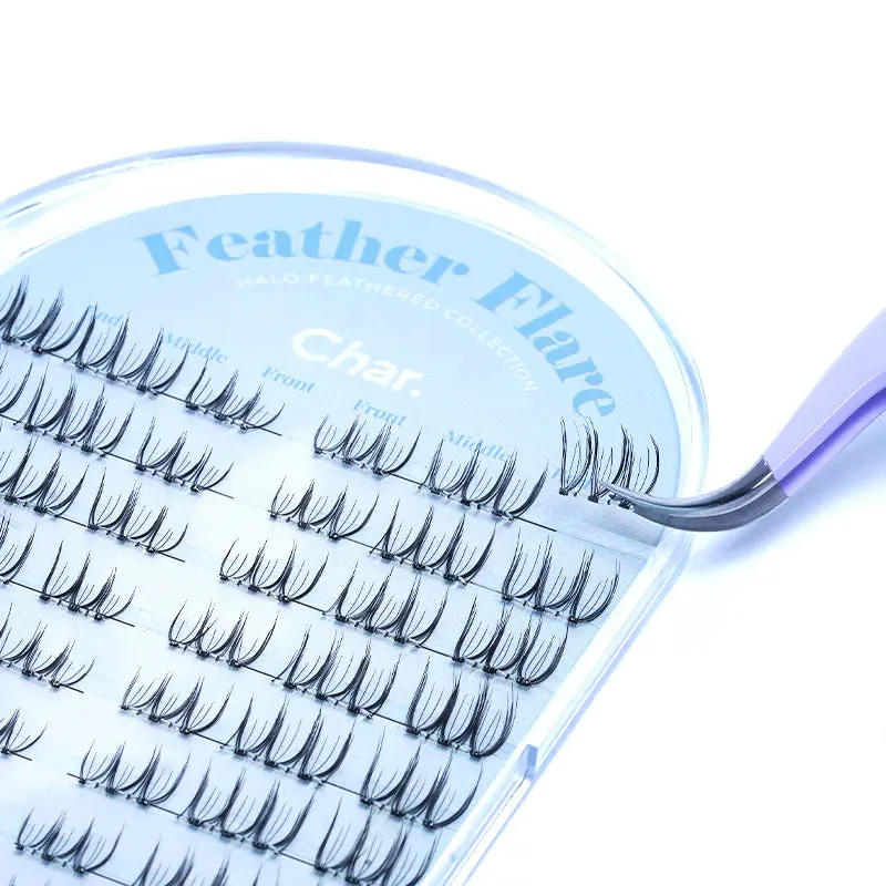 Char Cosmetics Feather Flare Cluster Lash 48pcs, view 3