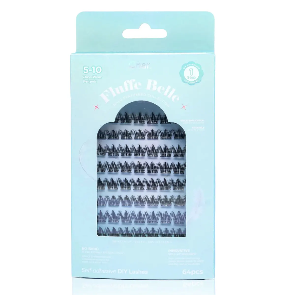 Char Cosmetics Fluffe Belle Cluster Lash 64pcs, view 5